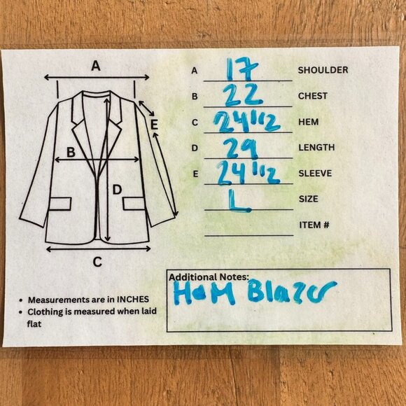 H&M Women’s Oversized Blazer Gold Buttons - Picture 9 of 10